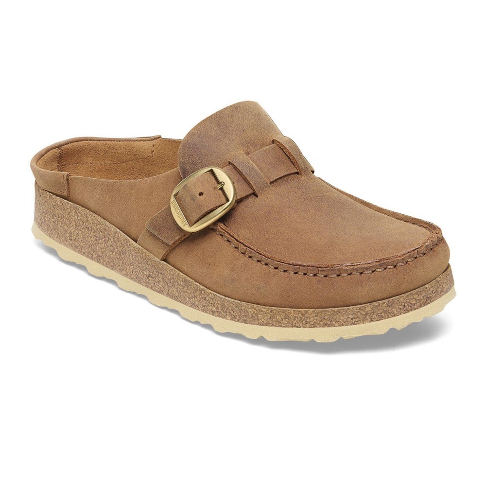 Birkenstock Buckley Oiled Leather color Cognac